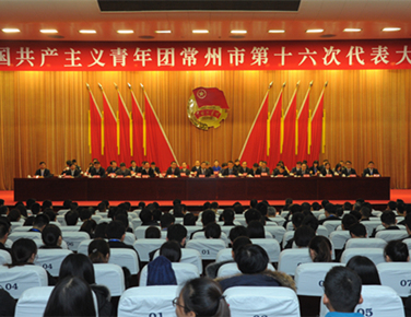 集团团支部书记参加中国共产主义青年团常州市第十六次代表大会