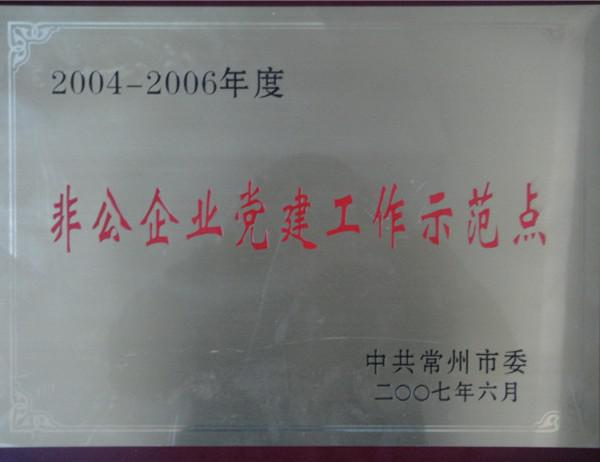 2004-2006年非公党建工作示范点
